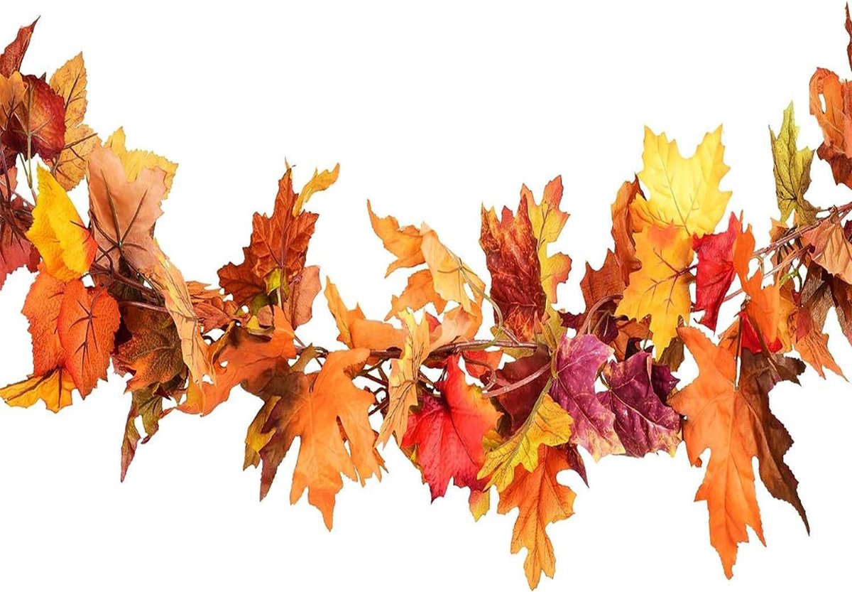 Kreatwow herfst esdoorn blad slinger - herfst opknoping decoraties voor Thanksgiving bruiloft Halloween Indoor klas Home decoraties
