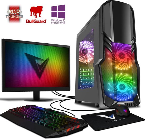 Vibox Gaming Desktop Centre 4.38 - Game PC | bol.com