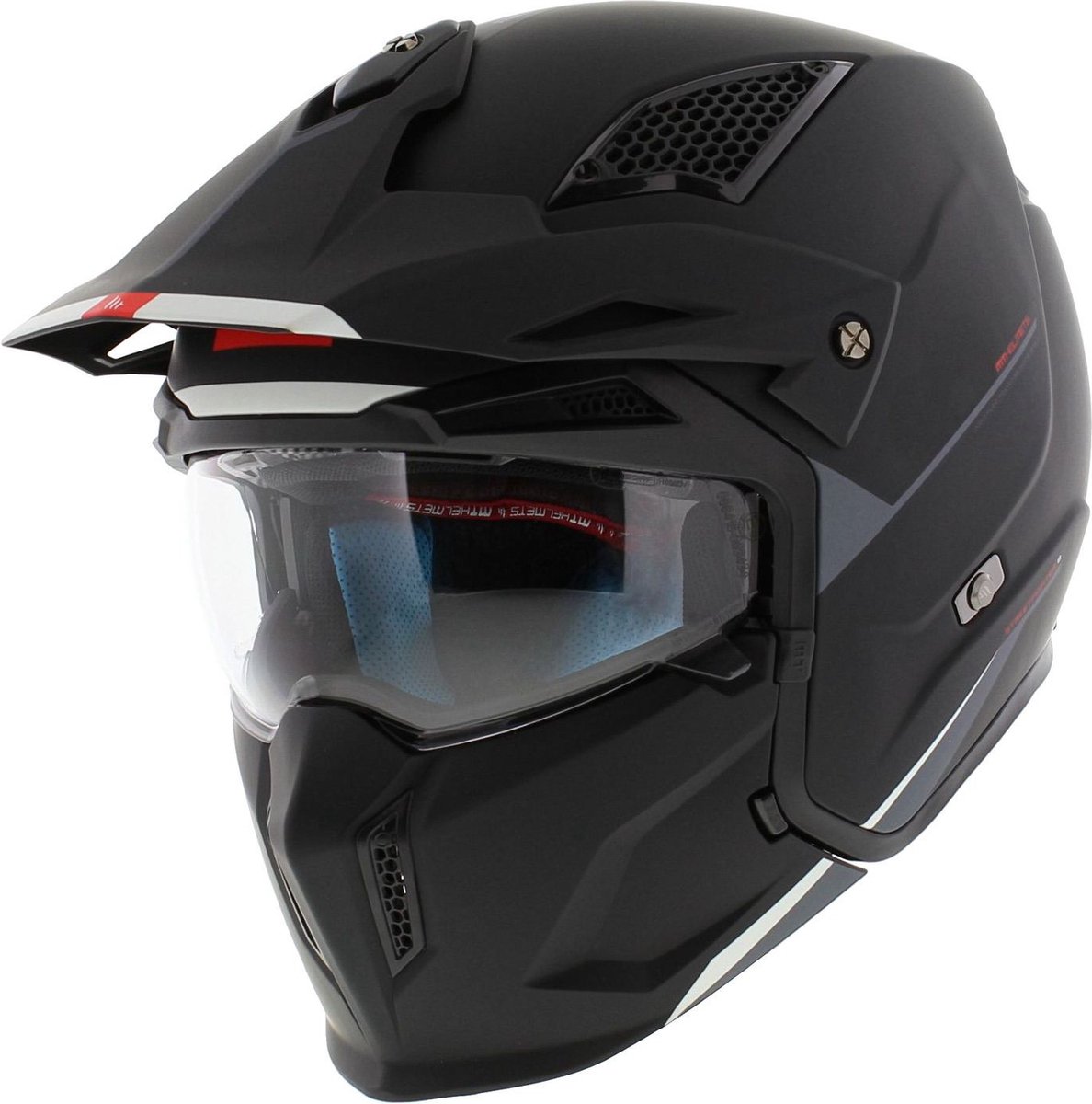MT Streetfighter SV helm mat zwart