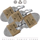 pierre ponce naturelle green-goose® | 4 Pièces | Bloc de callosités | Durable, hypoallergénique et bactériostatique