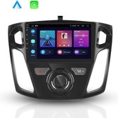 Boscer® Autoradio - Geschikt voor Ford Focus 2012 t/m 2018 - Apple Carplay & Android Auto (Draadloos) - Android 11 - 2+32GB - 9" HD Touchscreen - Navigatiesysteem - Achteruitrijcamera & Microfoon
