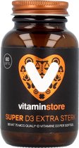 Vitaminstore - Super D3 Extra Sterk 75 mcg vitamine D - 60 softgels