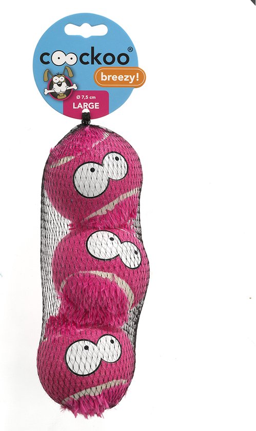 Tennisball breezy 3pcs Roze 7,5cm