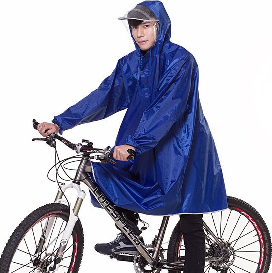 Fuegobird - Poncho Rain Poncho - Moteur de marche à vélo - Poncho Plein air - Poncho de qualité - Taille unique - Sapphire unisexe