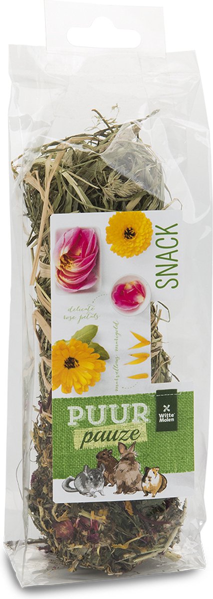 Witte Molen Puur pauze hooistick goudsbloem & roos 70 gram