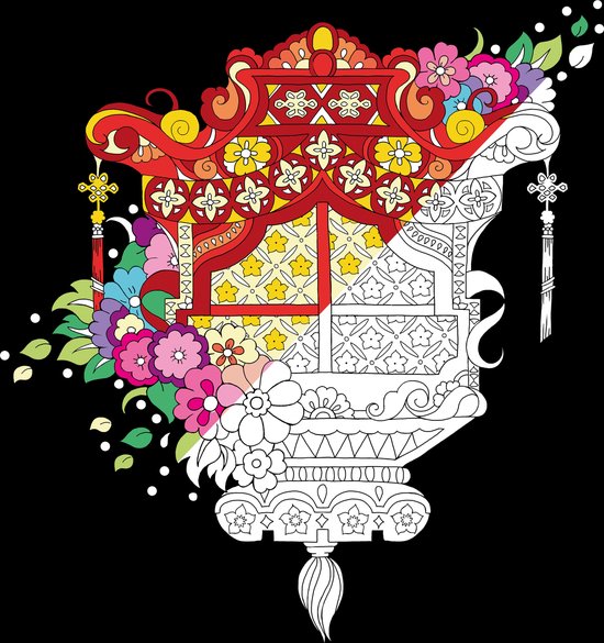 Masja van den Berg - Livre de coloriage de Masja - coloriage par numéro 2 - coloriage pour adultes