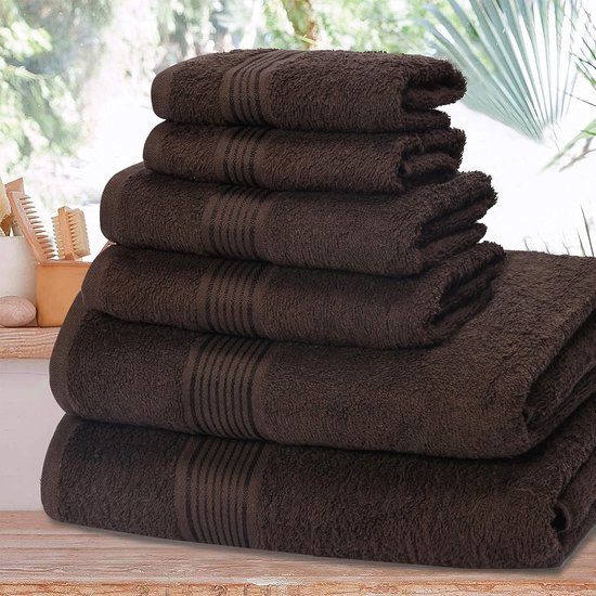 Glart Premium badstoffen handdoekenset, serie van badstof in 6 kleuren en 5 maten, kleur: ZILVERGRIJS, 2 handdoeken van 50 x 100 cm