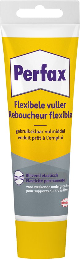 Perfax Flexible Vuller 300 g Tube | Muurvuller Flexibel & Toepasbaar | Muurvuller voor eenvoudige klusen | Muurvul Renovatiemiddel.