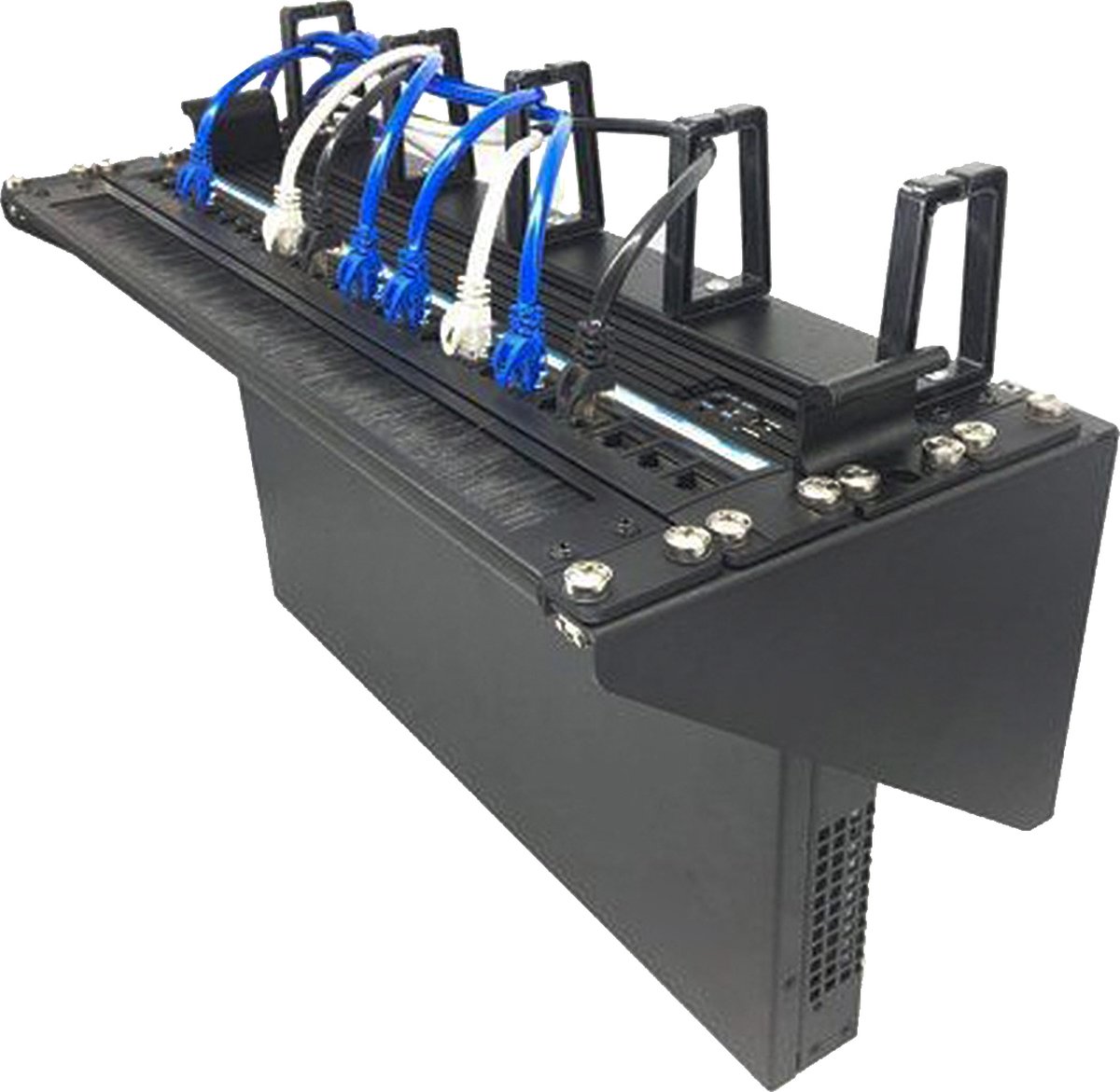 Alfaco 19-WMB-3U-VER, 3U Support en acier pour rack de serveur 19 pouces Support  mural