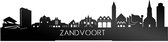 Standing Skyline Zandvoort Zwart Glanzend - 40 cm - Woon decoratie om neer te zetten en om op te hangen - Meer steden beschikbaar - Cadeau voor hem - Cadeau voor haar - Jubileum - Verjaardag - Housewarming - Aandenken aan stad - WoodWideCities
