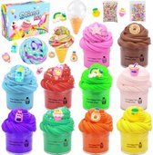 Belenthi Fluffy Slijm Pakket 10 x 50 ml – Fluffy Slime Kit – Slijm Maken voor Kinderen – Butter Slime – Slijm Producten - Educatief Speelgoed – Motoriek Speelgoed