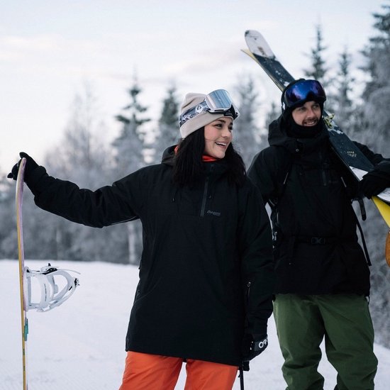 SOS Sportswear of Sweden ski-jas WS DOLL JACKET deep forest tartan