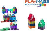 Playmags 3D Magnetische Tegels - Nieuwe Combopack van 80 Stuks (30 Stuks + 50 Stuks)