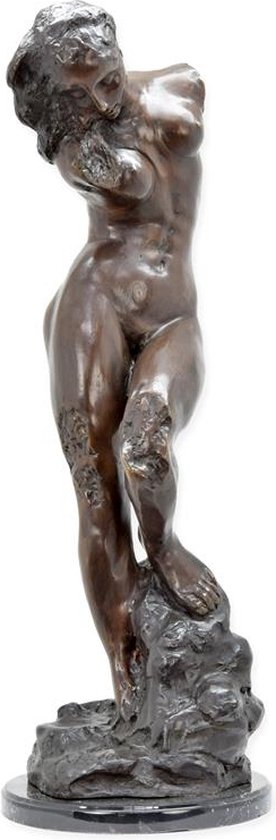 Brons beeld - beeld Eve - sculptuur - 80 cm hoog