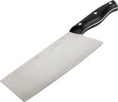 Couteau de cuisine chinois, 33,1 x 13 x 3,6 cm, grand couteau de chef professionnel en acier inoxydable, couperet tranchant et hache de cuisine, couteau pour os, viande crue et légumes
