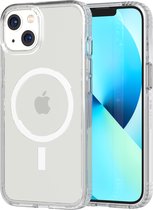 Tech21 Evo Clear - iPhone 13 hoesje - Schokbestendig telefoonhoesje - Geschikt voor MagSafe - Transparant - 3,6 meter valbestendig