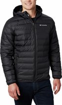 Columbia Lake 22™ Down Hooded Jacket - Gewatteerde Donsjas met Capuchon - Heren - Maat XL - Zwart