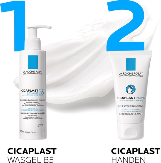La Roche-Posay Cicaplast handcrème - voor droge, geïrriteerde handen met kloven - 100ml
