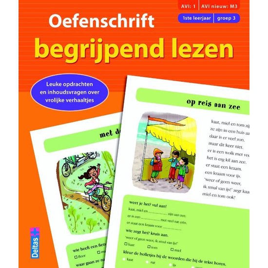 Oefenschrift begrijpend lezen (AVI:1 AVI nieuw:M3) (1ste lee ... - cover