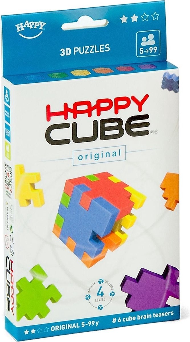 SmartGames - Happy Cube Original - 6 puzzels - 3D — afbeelding 20