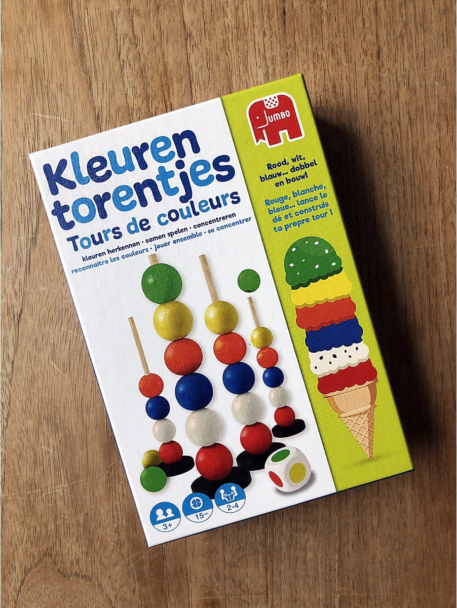 Jumbo- Kleurentorentjes - Kinderspel - Kleuren Leren — afbeelding 8