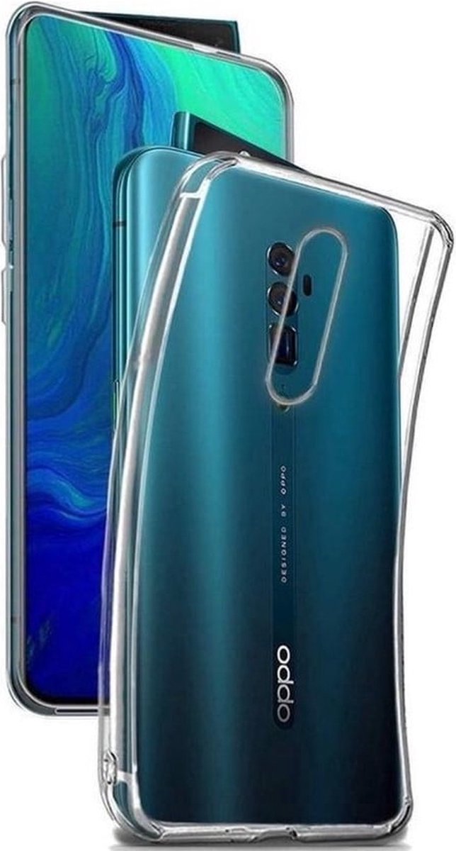 LuxeBass Hoesje geschikt voor Oppo A52 - Silicone Hoesje - Transparant