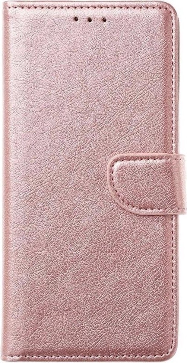 Hoesje geschikt voor Oppo A54 5G & Hoesje geschikt voor Oppo A74 5G hoesje bookcase Rosegoud van LuxeBass gsm hoesje - telefoonhoes - telefoonhoesjes
