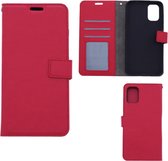 LuxeBass Hoesje geschikt voor Nokia G11/G21 - Boekhoesje met kaartvakken - Rood gsm hoesje - telefoonhoes - telefoonhoesjes