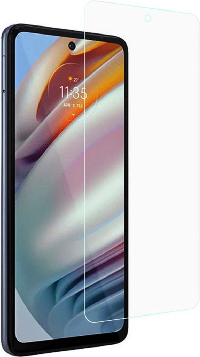 LuxeBass Screenprotector geschikt voor Motorola Moto G60s - Transparant - Gehard glas - scherm beschermer - beeldscherm - scherm - tempered glas