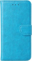 LuxeBass Hoesje geschikt voor Samsung Galaxy Xcover Pro - Turquoise - Book Case - Portemonneehoesje - Kaartenhouder gsm hoesje - telefoonhoes - telefoonhoesjes