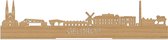 Standing Skyline Geldrop Bamboe hout - 60 cm - Woondecoratie design - Decoratie om neer te zetten en om op te hangen - Meer steden beschikbaar - Cadeau voor hem - Cadeau voor haar - Jubileum - Verjaardag - Housewarming - Interieur - WoodWideCities