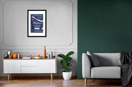 Illustration d'une pin-up avec un vêtement à la main