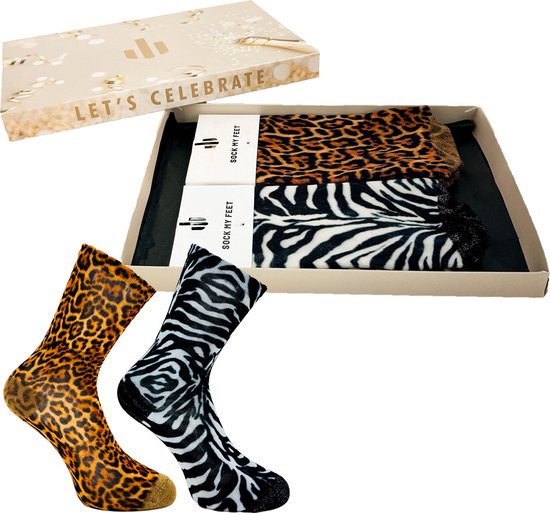 Sock My Feet geschenkdoos sokken dames - cadeau voor vrouw - duurzaam - naadloos