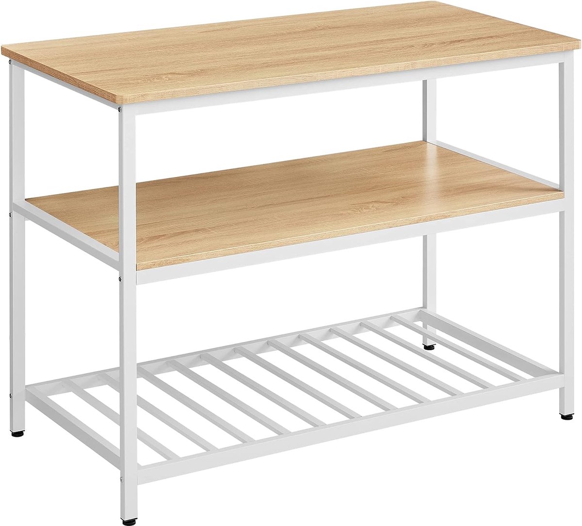 Étagère de Rangement de Cuisine Multifonctionnelle, Organisateur pour Micro-ondes et Cuiseur à Riz, Étagère de Rangement à Plusieurs Niveaux pour Appareils de Comptoir, Porte-Gobelets