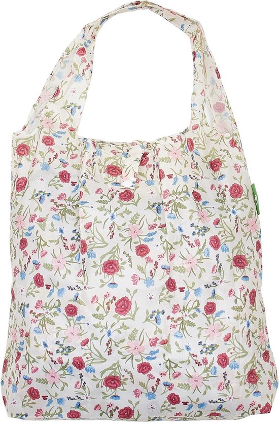 Eco Chic - Foldaway Shopper - A61BG - Beige - Floral