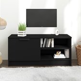 The Living Store Tv-meubel - Zwart - 80 x 35 x 36.5 cm - Praktisch materiaal