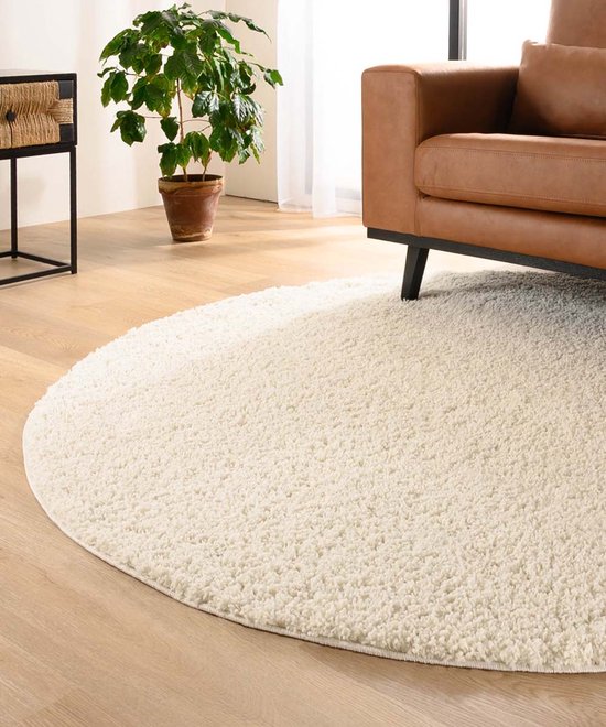 Vloerkleed DIRK Rond | Beige - | De Potstal