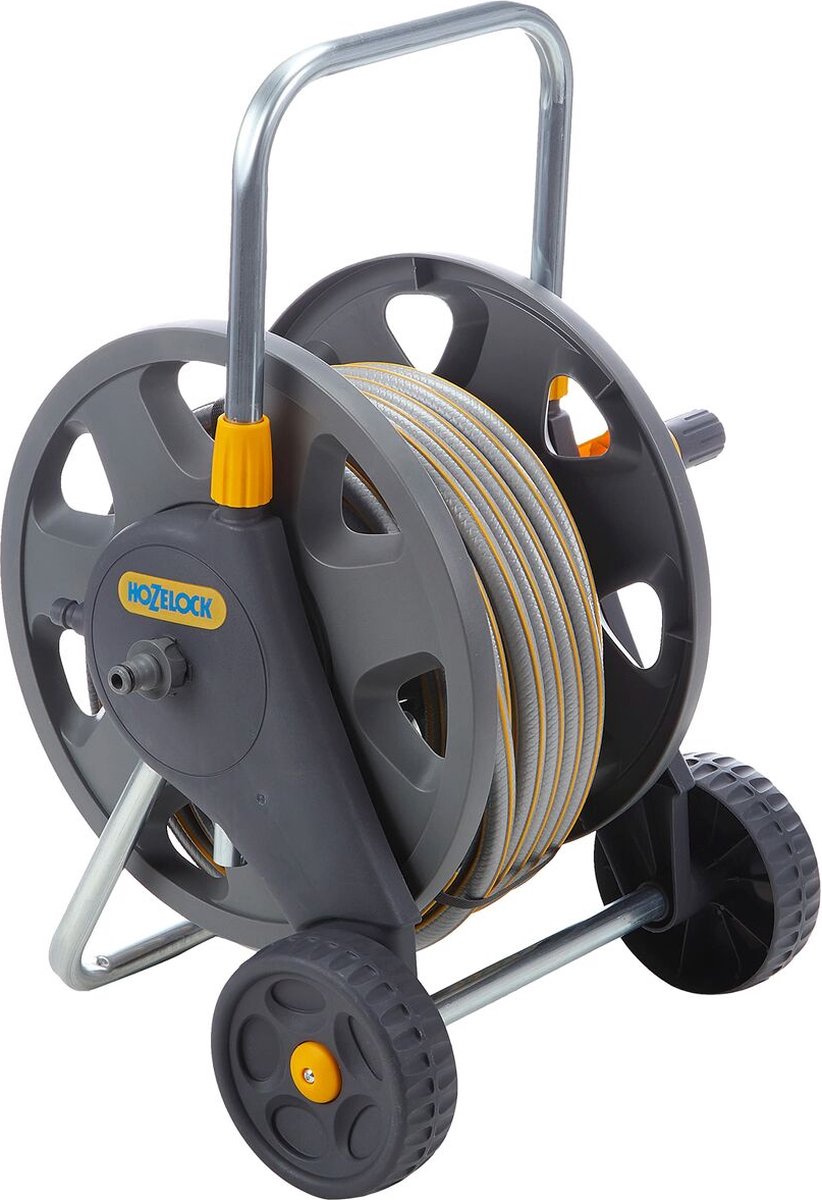 Hozelock Chariot dévidoir - avec 20 m/ Ø12.5 mm tuyau et kit de démarrage