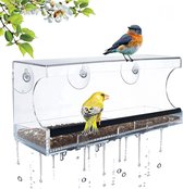 Donkersstuff - Voederhuisje raam - Acryl - Hangend Vogelhuisje – Hangend  aan het Raam,... | bol.com