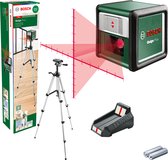 Bosch Quigo Plus - Laser lignes croisées - Comprend un trépied - Plaque cible - Piles