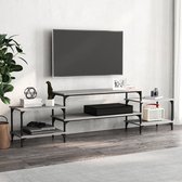 The Living Store TV-meubel - Trendy en praktisch - Meubels - 197 x 35 x 52 cm - Grijs Sonoma Eiken