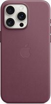 Apple FineWoven Case with MagSafe geschikt voor iPhone 15 Pro Max - Mulberry