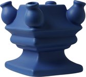 Heinen Delfts Blauw Tulpenvaas (bodem) Stapelgekte - Porselein - Blauw - 15 x 17 x 15 cm (BxHxD)