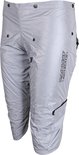 Grijze Rainlegs Arctic beenstukken met ritssluitingen en drukknoopsluitingen.