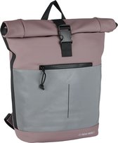 New Rebels Bowie New York Violet 16L Sac à dos Rolltop Reflection Water Resistant Laptop 15.6