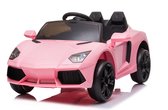 FINOOS Elektrische kinderauto Speedy 12V Met vleugeldeuren | auto voor kinderen Met afstandsbediening | Kinderauto (Roze)