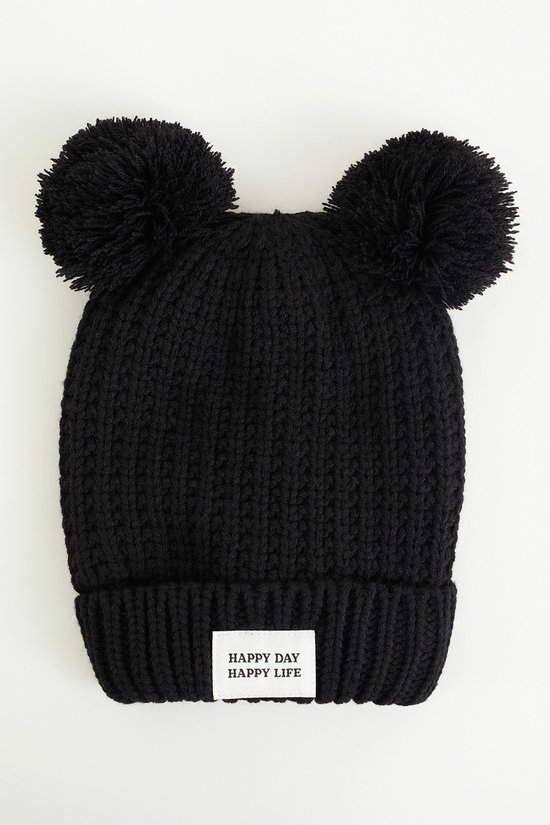 WE Fashion Meisjes beanie met oortjes