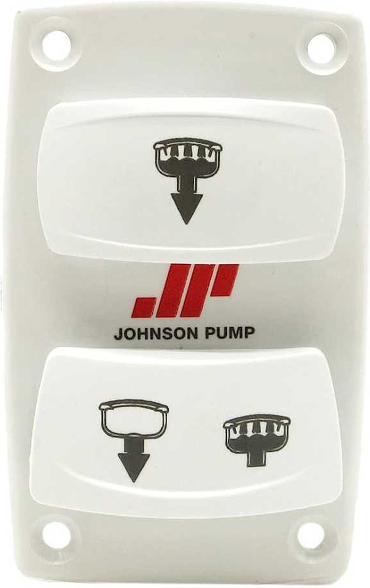 Johnson toiletbedieningspaneel, 2 schakelaars