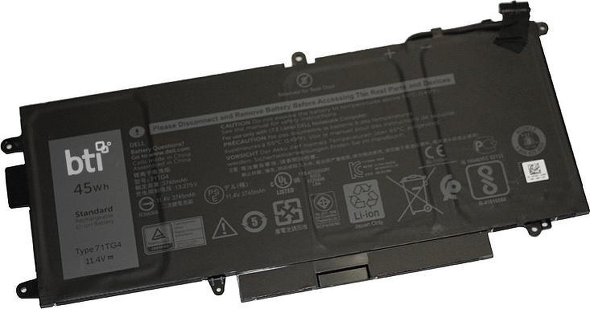 BTI 3C BATTERY LATITUDE 5289/OEM: 71TG4 X49C1 CFX97
