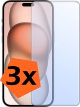 Protecteur d'écran iPhone 15 Pro Max, Glas de protection – Protecteur d'écran iPhone 15 Pro Max , Tempered Glass complet, paquet de 3